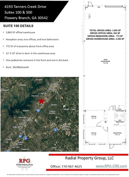 More Photos Of 4193 Tanners Creek Dr, Flowery Branch Warehouse For Lease