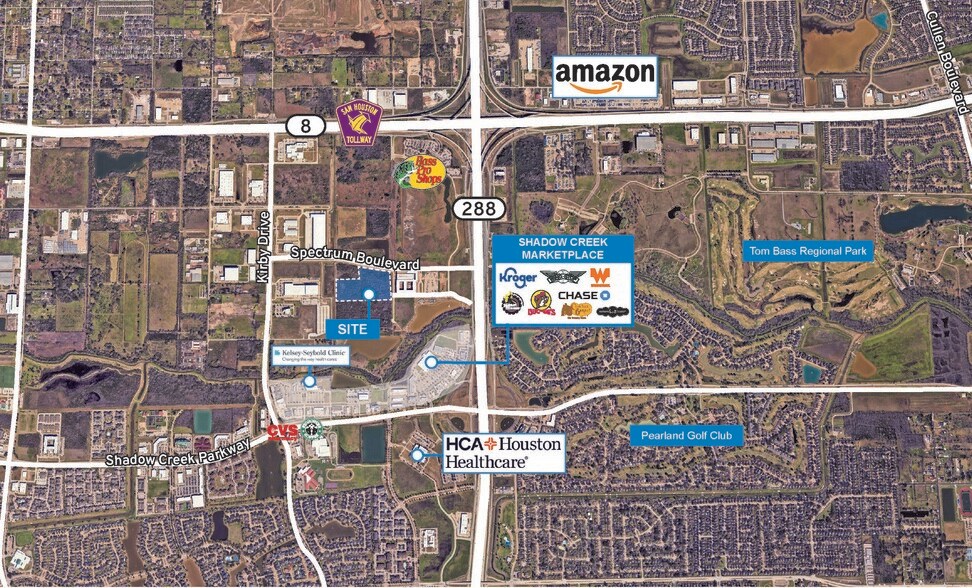 Primary Photo Of South Spectrum Boulevard Blvd, Pearland Land For Sale