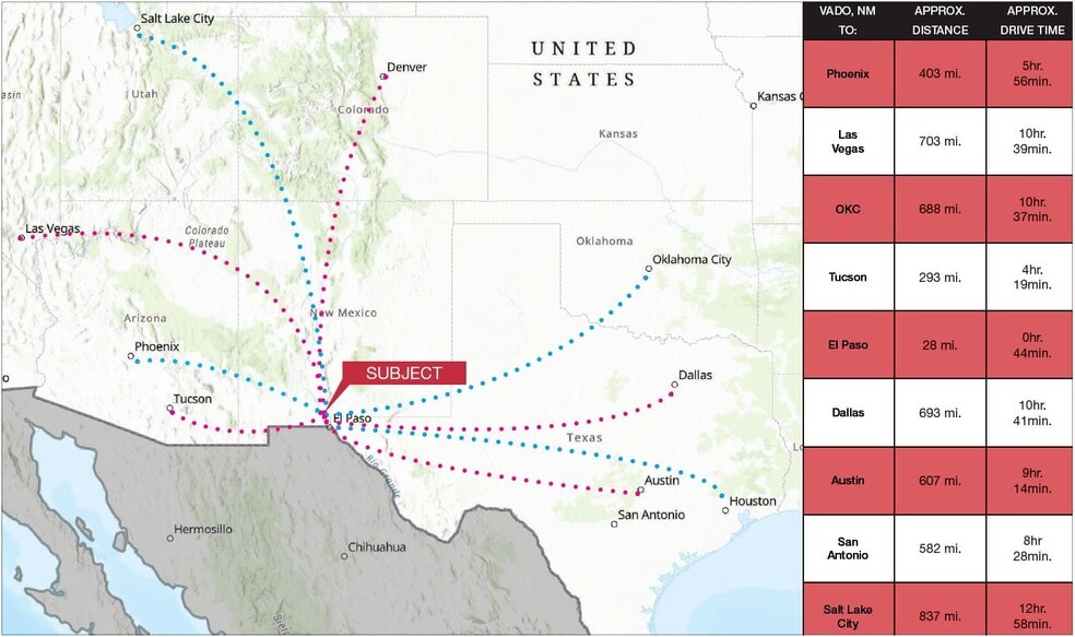 More Photos Of SEC I-10 & High Valley Rd, Vado Land For Sale