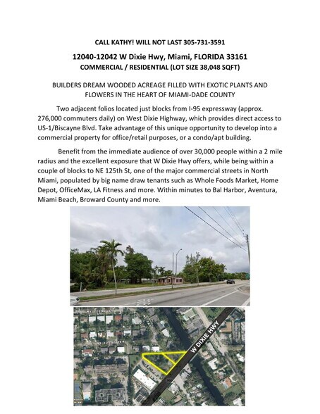 More Photos Of 12040-12042 W Dixie Hwy, Miami Land For Sale