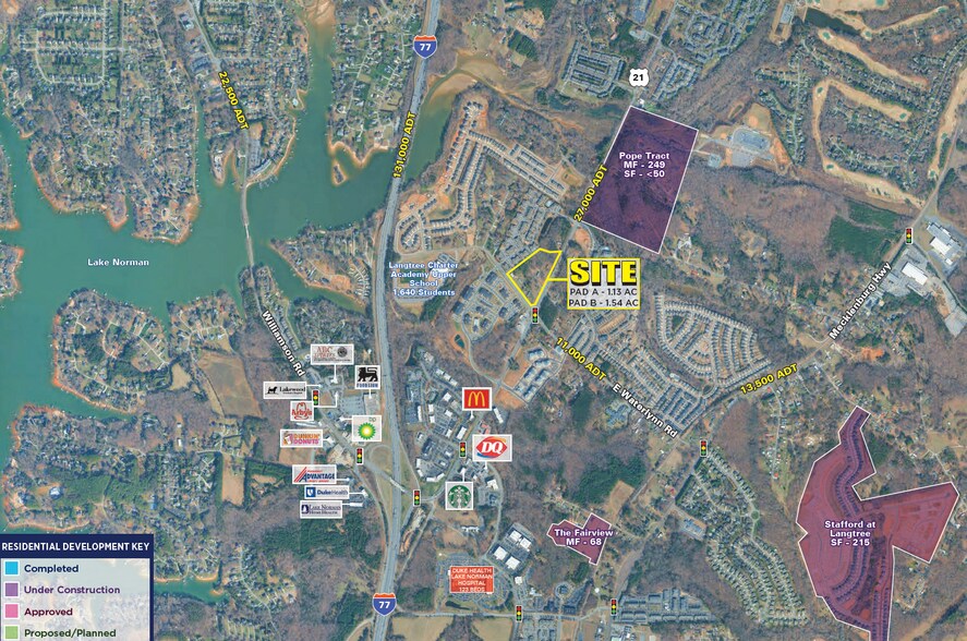 Primary Photo Of 124 Waterlynn Road, Mooresville Land For Lease