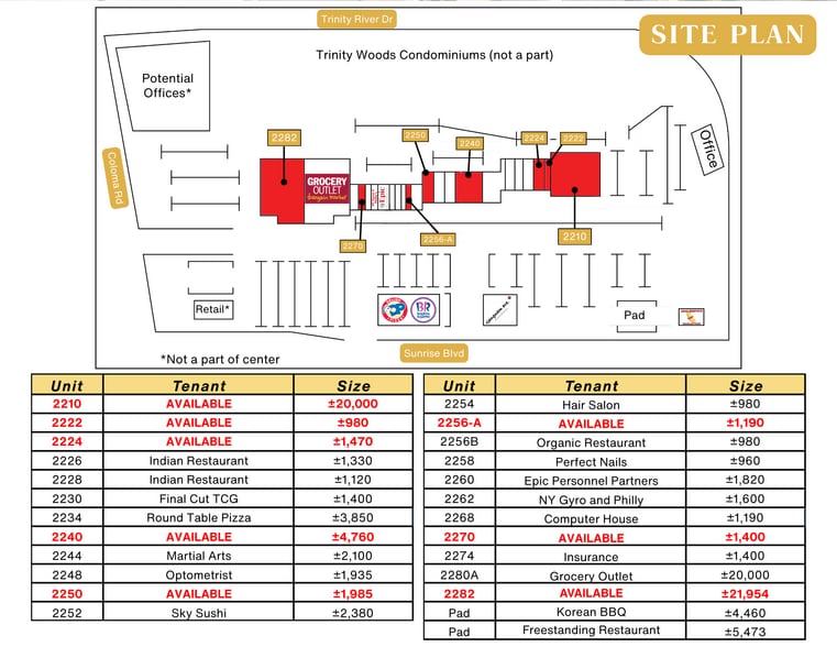 More Photos Of 2246-2286 Sunrise Blvd, Gold River Unknown For Lease