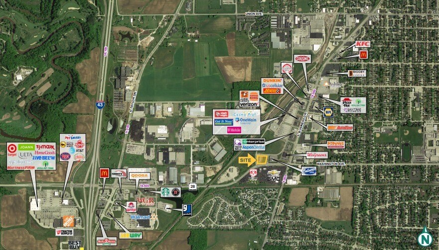 Primary Photo Of 2612 Washington Ave, Sheboygan Carwash For Lease