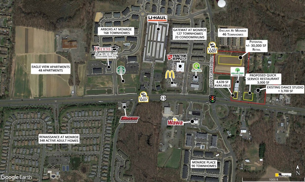 More Photos Of 957 Route 33 W, Monroe Township Unknown For Lease