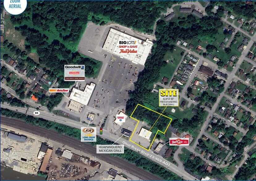 More Photos Of 816 Ohio River Blvd, Rochester Freestanding For Lease