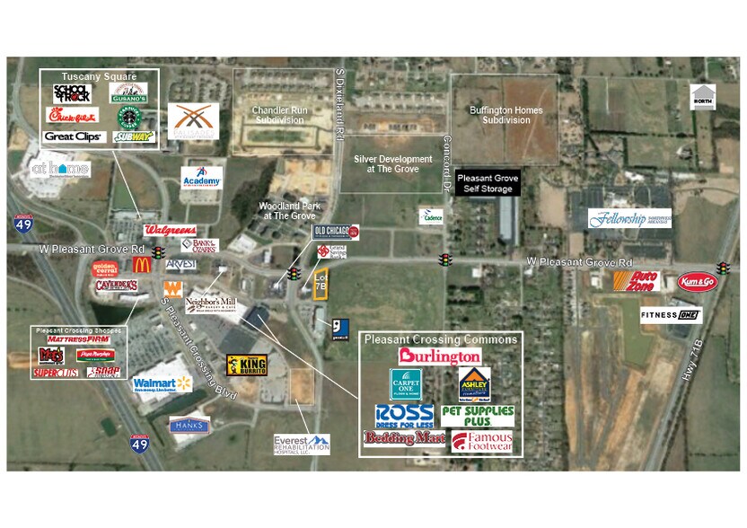 Primary Photo Of Pleasant Grove Rd. & Pleasant Crossing Blvd, Rogers Land For Sale