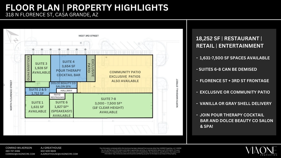 More Photos Of 318 N Florence St, Casa Grande Storefront For Lease