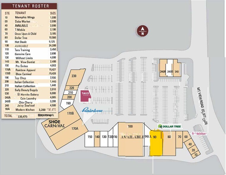 More Photos Of 5316-5380 Mount View Rd, Antioch Storefront For Lease