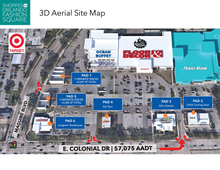 More Photos Of 3111-3201 E Colonial Dr, Orlando Unknown For Lease