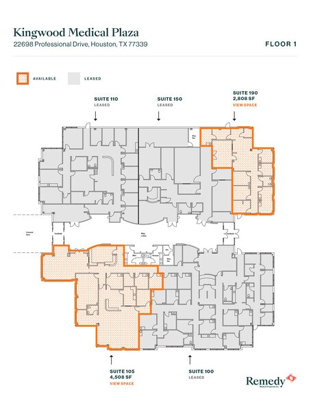 More Photos Of 22698 Professional Dr, Kingwood Medical For Lease