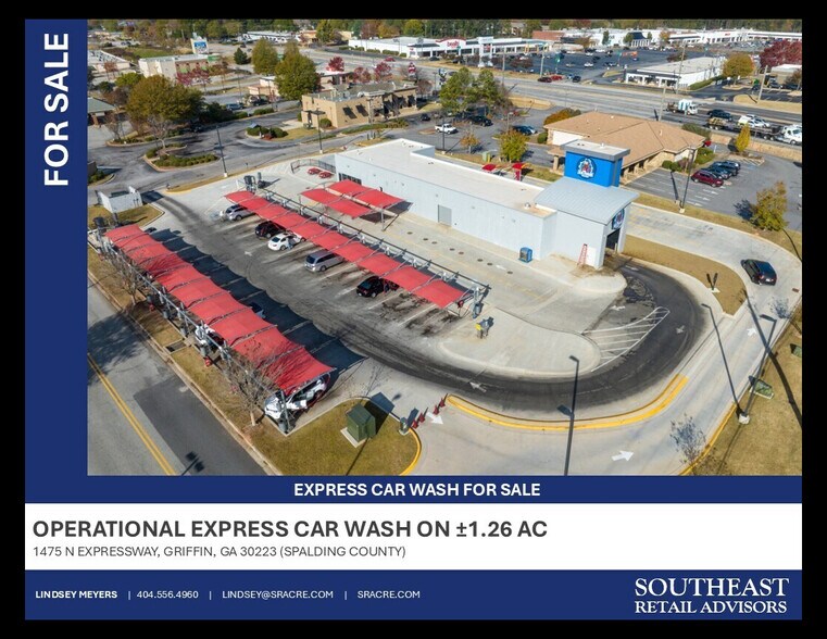 Primary Photo Of 1475 N Expressway, Griffin Carwash For Sale