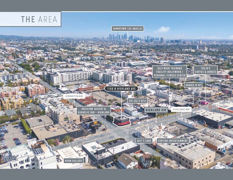 More Photos Of 1156-1160 N Highland Ave, Los Angeles Storefront Retail Residential For Lease