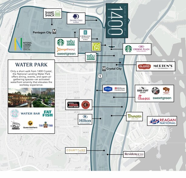 More Photos Of 1400 Crystal Dr, Arlington Office For Lease