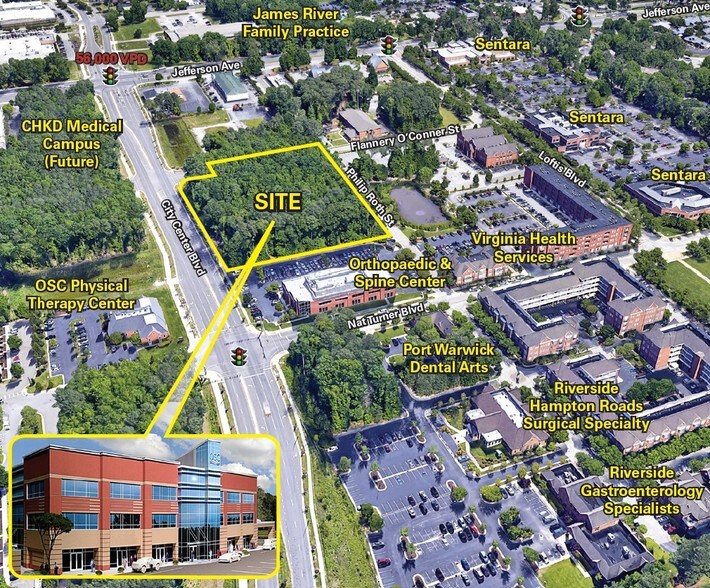 More Photos Of 580 City Center Blvd, Newport News Medical For Lease