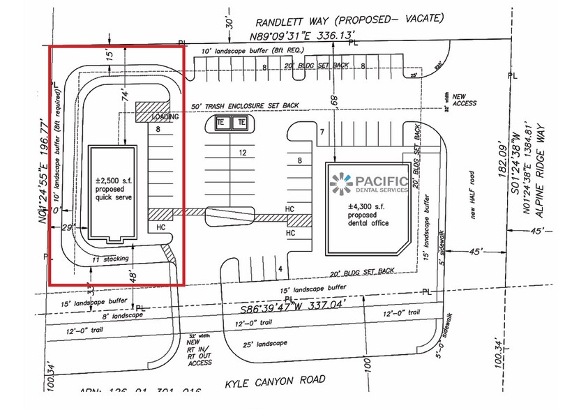 Primary Photo Of NWC Kyle Canyon Rd. & Alpine Ridge way, Las Vegas Land For Lease