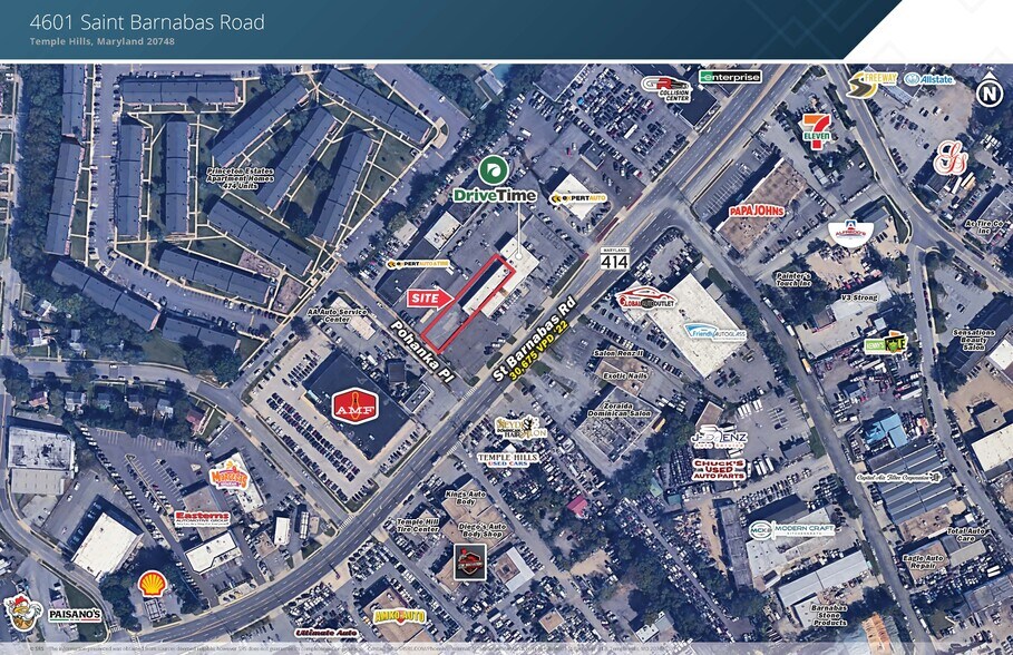 More Photos Of 4601 Saint Barnabas Rd, Marlow Heights Auto Dealership For Lease