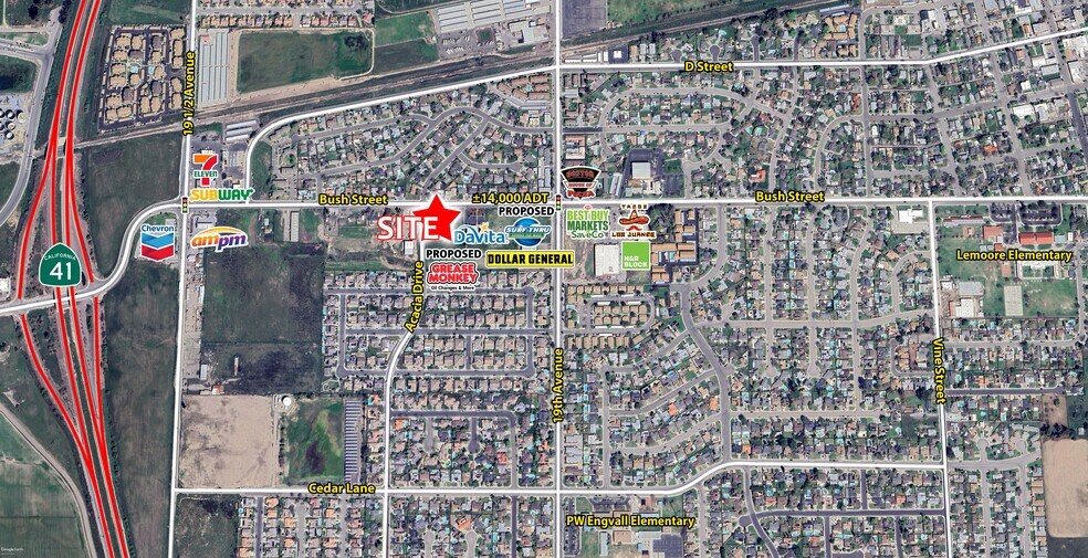 More Photos Of 1395 Bush St, Lemoore General Retail For Sale