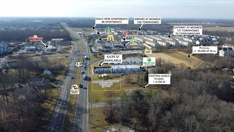 Primary Photo Of 957 Route 33 W, Monroe Township Unknown For Lease