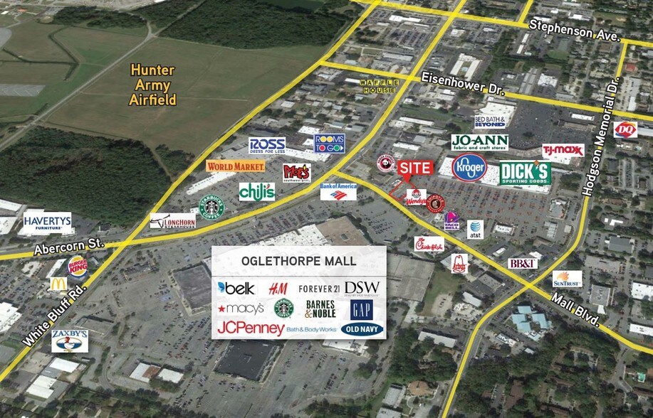 More Photos Of 110 Mall Blvd, Savannah Land For Lease