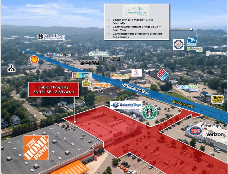 More Photos Of 810-840 Jackson Ave, Grand Haven General Retail For Sale