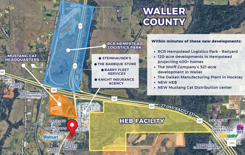 More Photos Of 00 Business 290 N., Hempstead Land For Sale