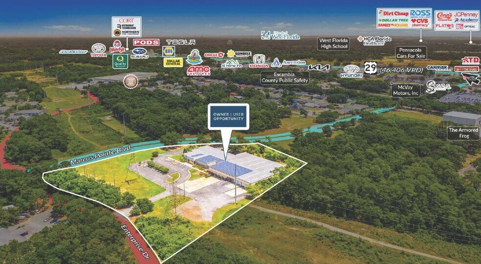More Photos Of 6020 Enterprise Dr, Pensacola Distribution For Lease