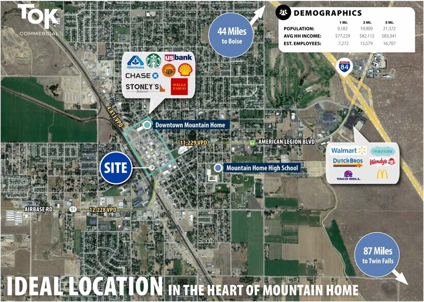 More Photos Of 160 N Main St, Mountain Home Storefront Retail Office For Lease