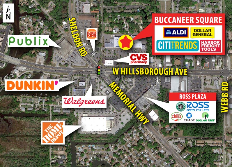 More Photos Of 8501-8637 W Hillsborough Ave, Tampa Unknown For Lease