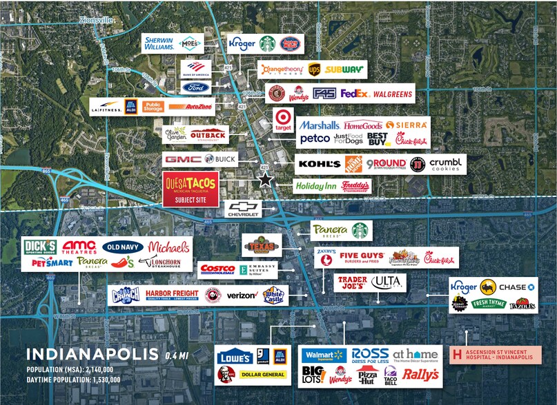 More Photos Of 9802 N Michigan Rd, Carmel Fast Food For Sale