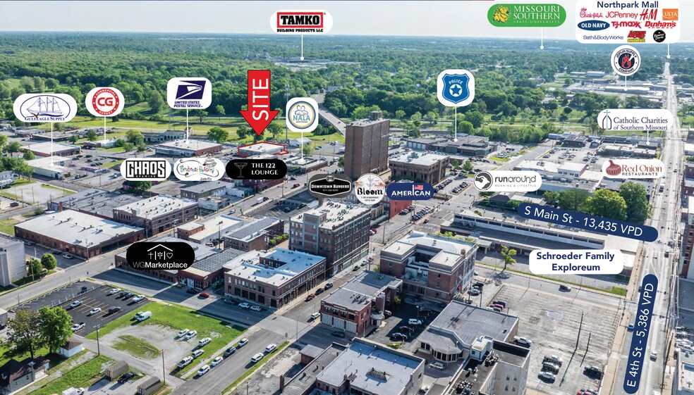 More Photos Of 101 S Main St, Joplin Freestanding For Sale