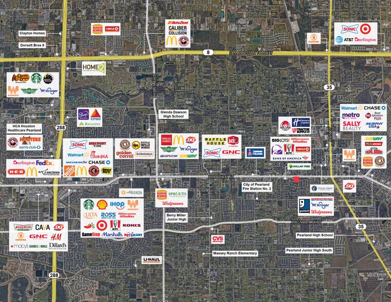 More Photos Of 5010-5096 W Broadway St, Pearland Storefront For Sale