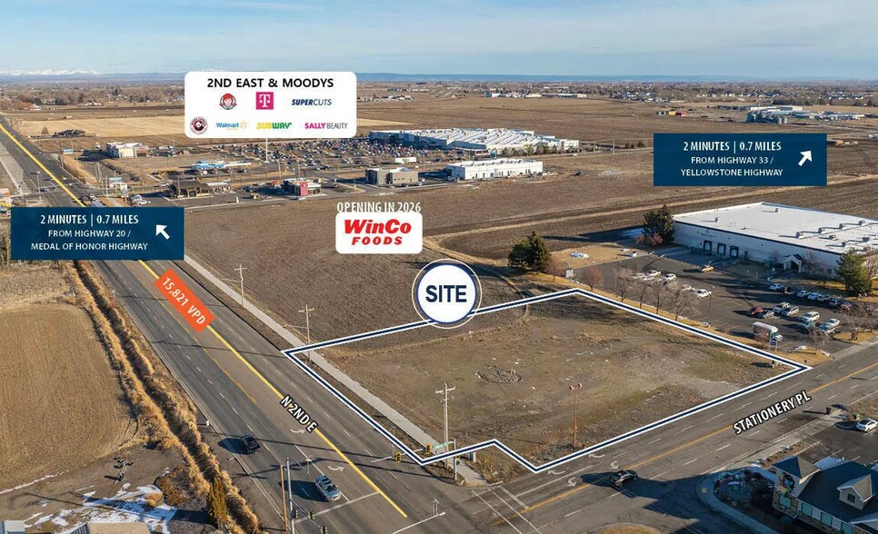 Primary Photo Of 1256 N 2nd E, Rexburg Land For Sale