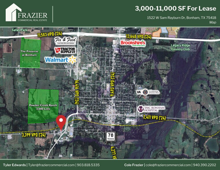 More Photos Of 1522 W Sam Rayburn Dr, Bonham Industrial For Lease