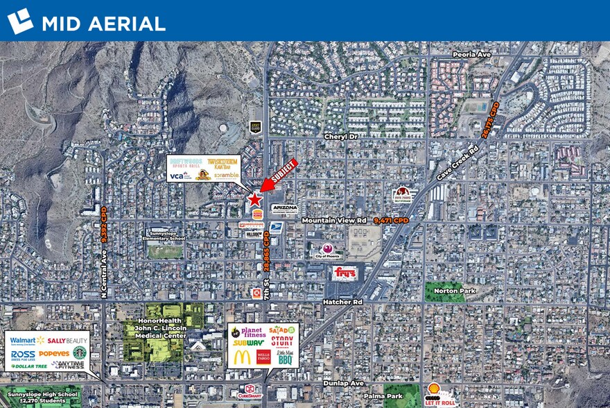 More Photos Of 9812-9832 N 7th St, Phoenix Freestanding For Lease