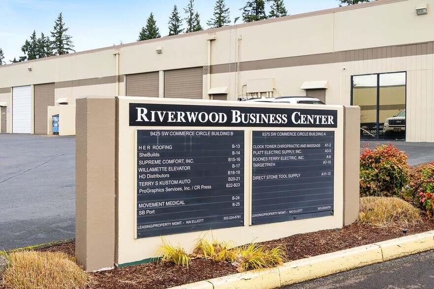 More Photos Of 9325-9425 SW Commerce Cir, Wilsonville Light Manufacturing For Lease