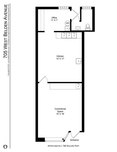 More Photos Of 709 W Belden Ave, Chicago Storefront Retail Residential For Lease