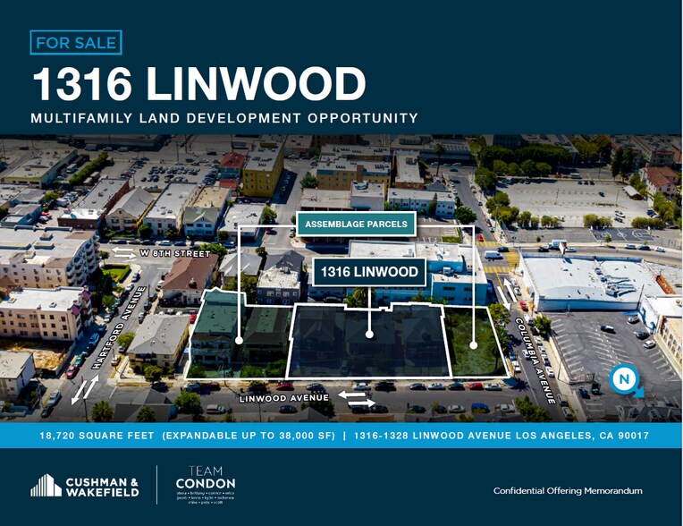 Primary Photo Of 1316 Linwood Ave, Los Angeles Land For Sale