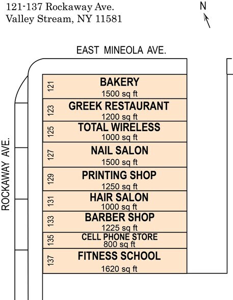 Primary Photo Of 121-137 Rockaway Ave, Valley Stream Storefront For Sale