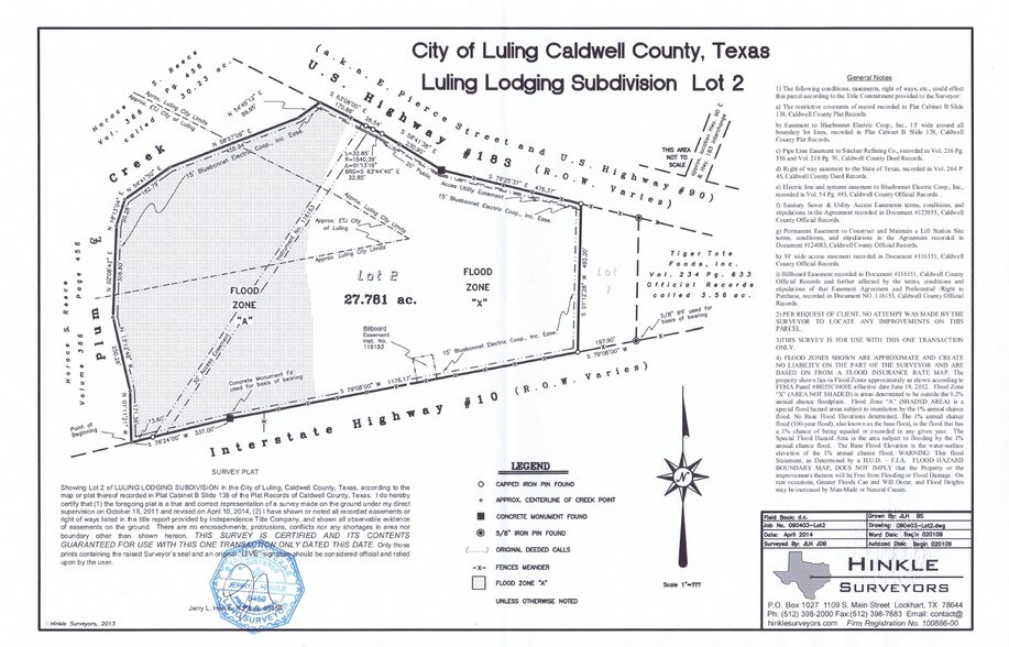 More Photos Of NW Corner Of IH-10 & Hwy 183, Luling Land For Sale