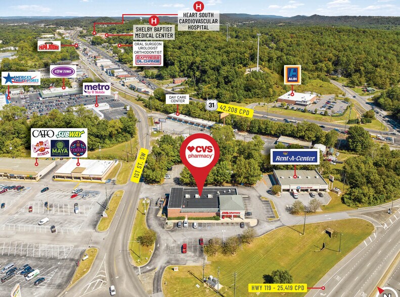 More Photos Of 11055 Highway 119 S, Alabaster Drugstore For Sale