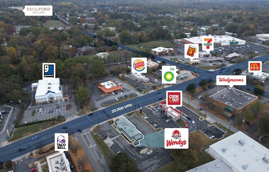 More Photos Of 4805 W Market St, Greensboro Fast Food For Sale