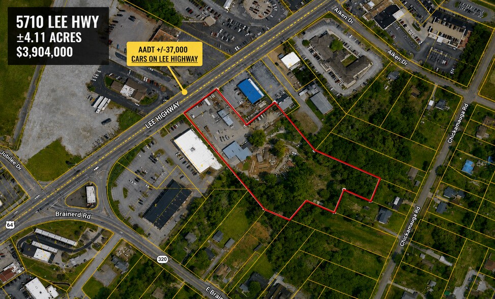 Primary Photo Of 5710 Lee Hwy, Chattanooga Land For Sale