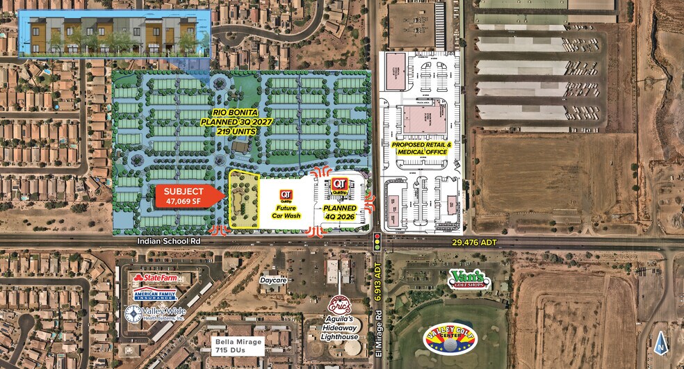 Primary Photo Of NW El Mirage Rd & Indian School Rd, Avondale Land For Lease