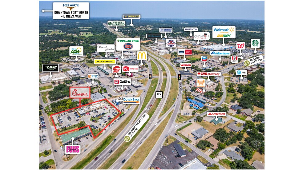 More Photos Of 417 Pkwy, Azle Fast Food For Sale