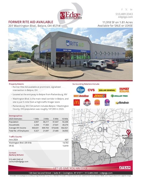 More Photos Of 201 Washington Blvd, Belpre Drugstore For Lease