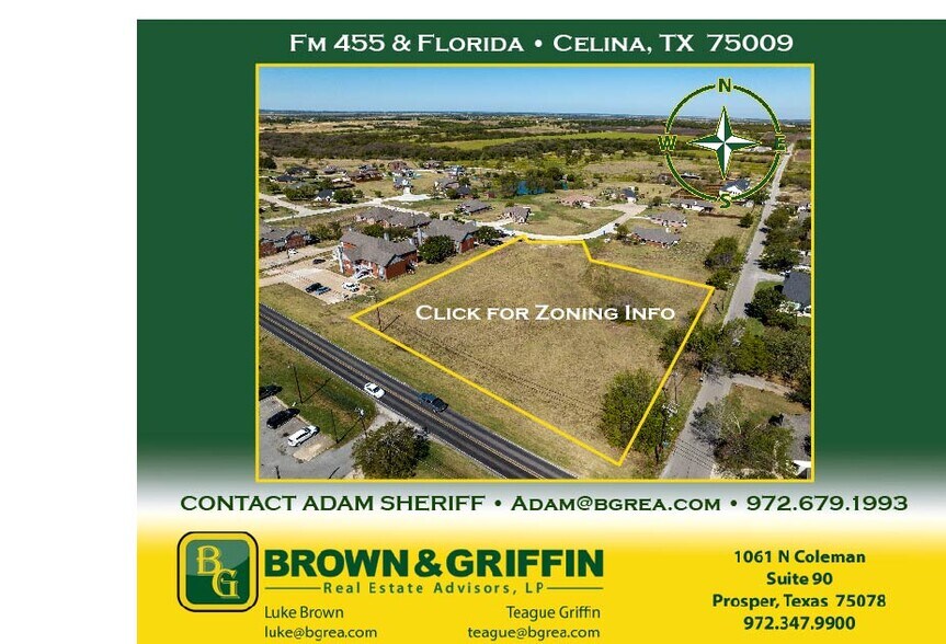 More Photos Of FM 455 @ N Florida Drive (CR 57), Celina Land For Sale