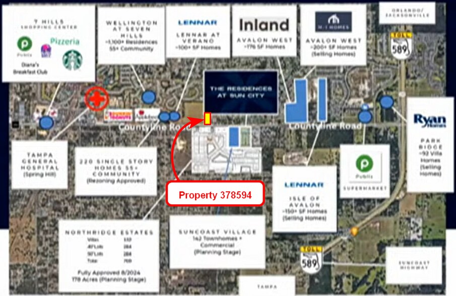 More Photos Of 12163 County Line Rd, Spring Hill Land For Sale