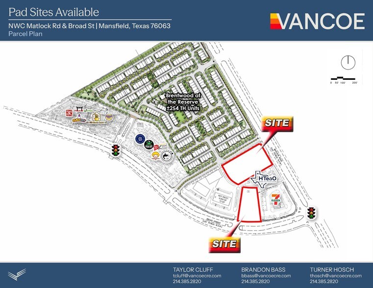 More Photos Of NWC of Matlock Rd & Broad St, Mansfield Land For Lease