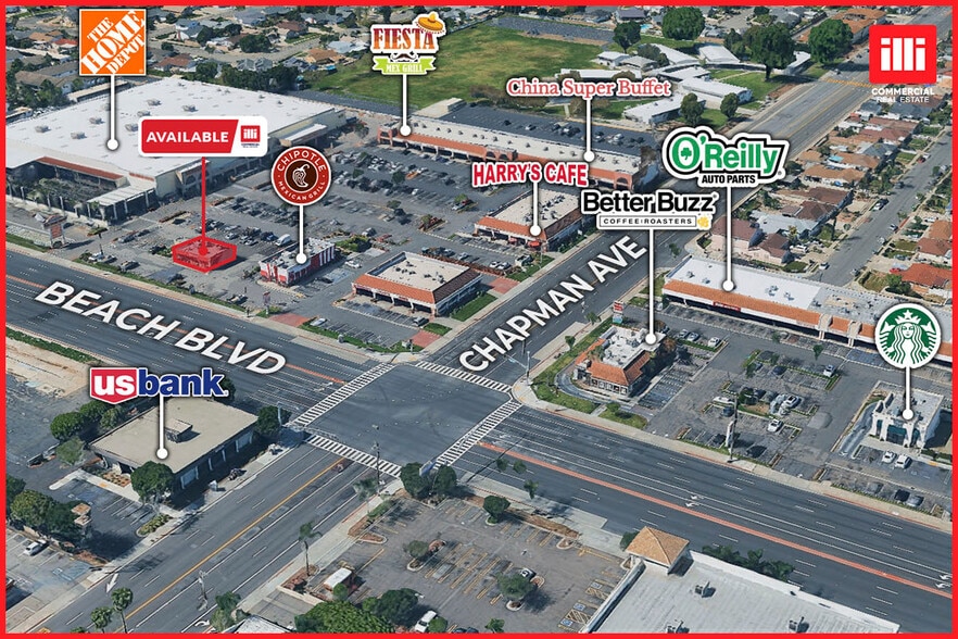 Primary Photo Of 12003 Beach Blvd, Stanton Fast Food For Lease