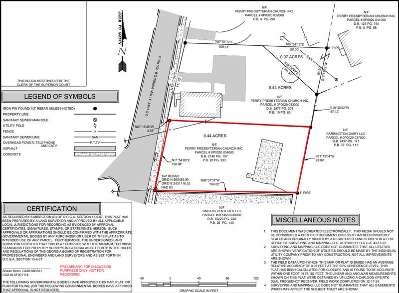 More Photos Of 1126 & 1128 Macon Road, Perry Land For Sale